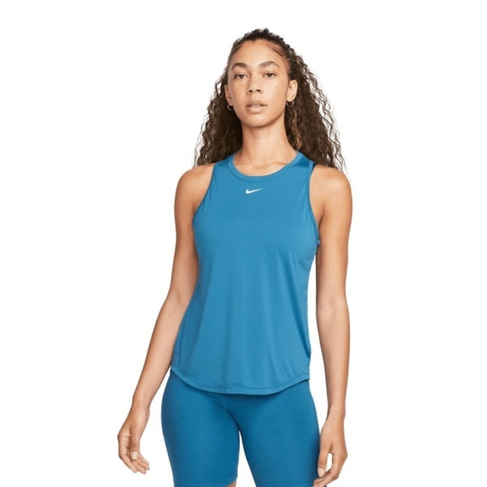 Nike Women's One Dri-Fit Blue Tank Top Size Large